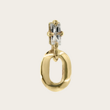 Lizzie Mandler Diamond Baguette & Single XS Link Stud SINGLE