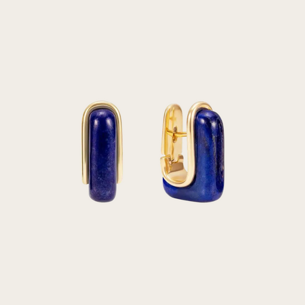 Fernando Jorge Oblong Small Lapis Lazuli Earrings