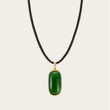 Fernando Jorge Oblong Small Nephrite Jade Pendant