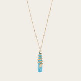 Jacquie Aiche Head Snake Wrapped with Smooth Bar Diamond Necklace