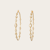 Jacquie Aiche Round Graduated Diamond Inside Out Hoops