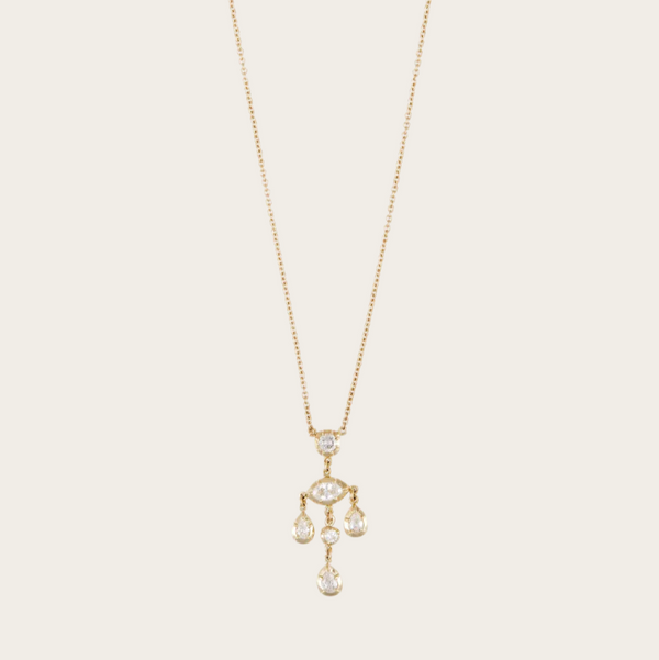 Jacquie Aiche Sophia Round Chandelier Necklace