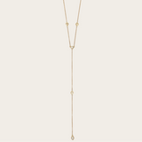 Jacquie Aiche Y Necklace Round & Marquise