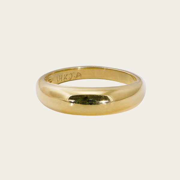 Jacquie Aiche  Thin Dome Ring