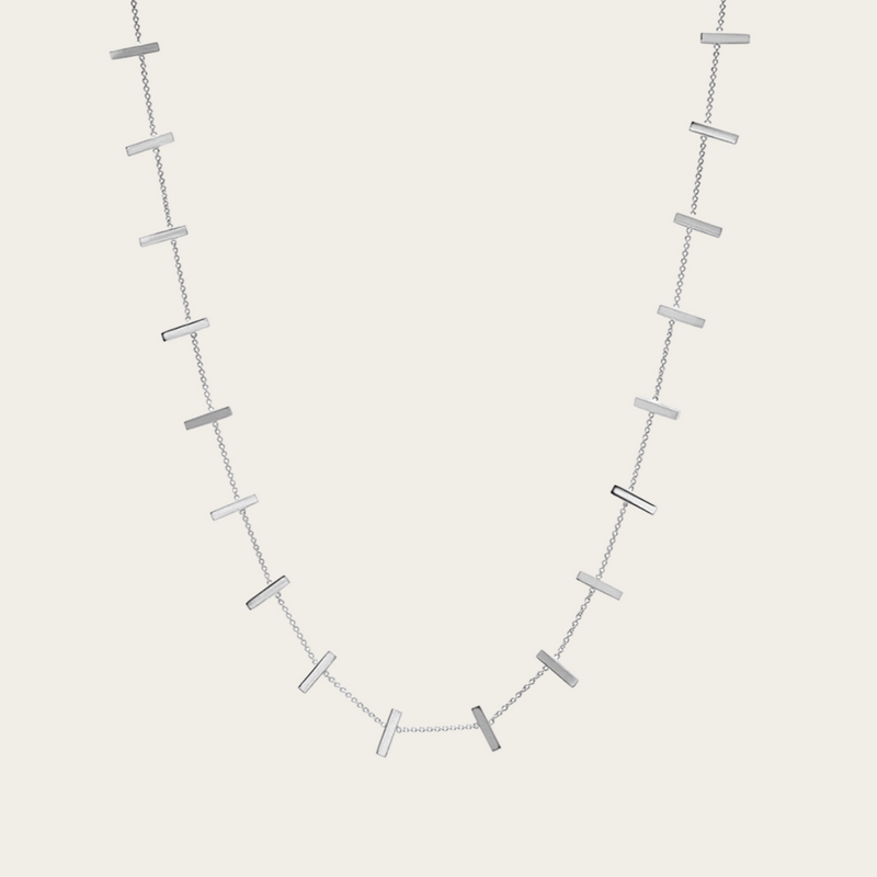 Jennifer Meyer 18" Cross Bar Necklace