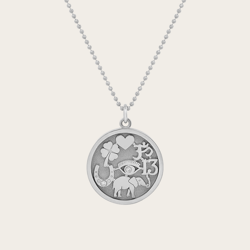 Jennifer Meyer Diamond Good Luck Necklace