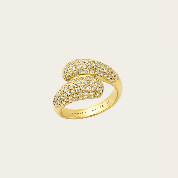 Jennifer Meyer  Diamond Double Dome Ring