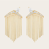 Joanna Dahdah Short Fringe Earrings