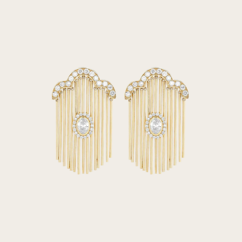 Joanna Dahdah Merveilles Oh Crown Earrings
