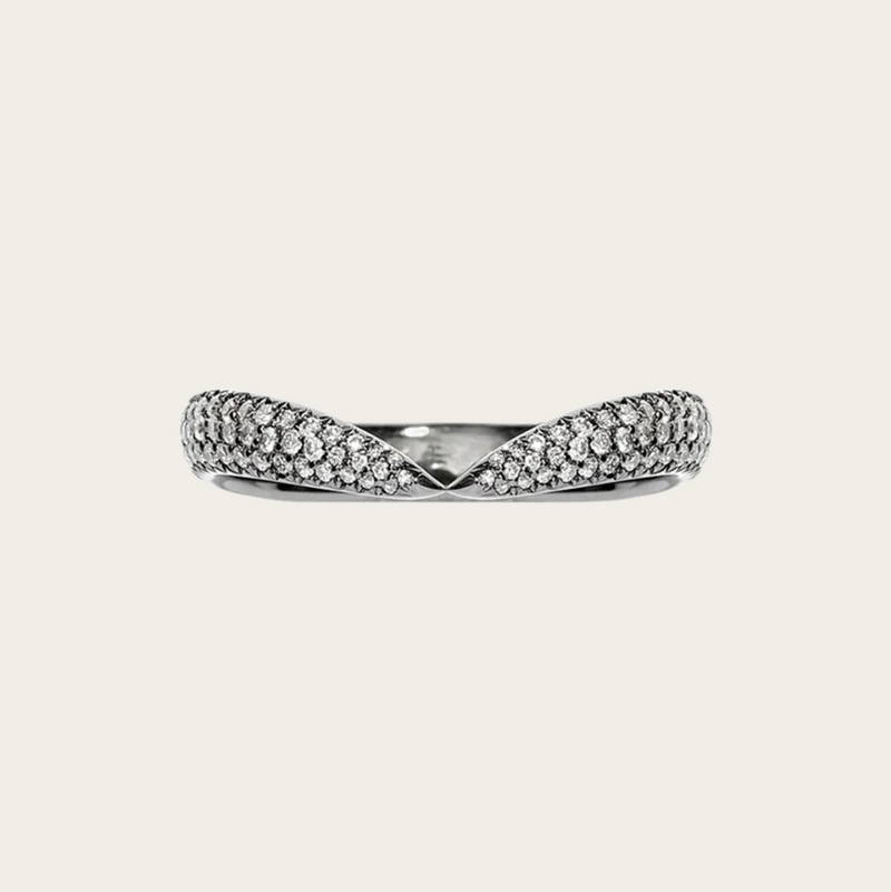Eva Fehren Nesting Claw with White Ring