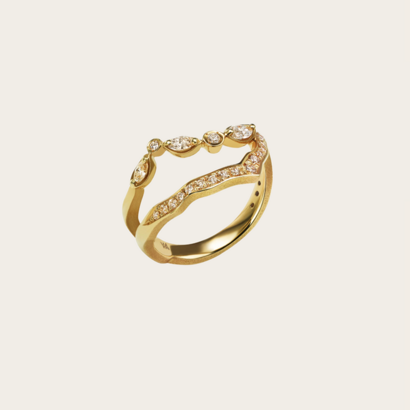 Milamore Float Pave Diamond Ring I