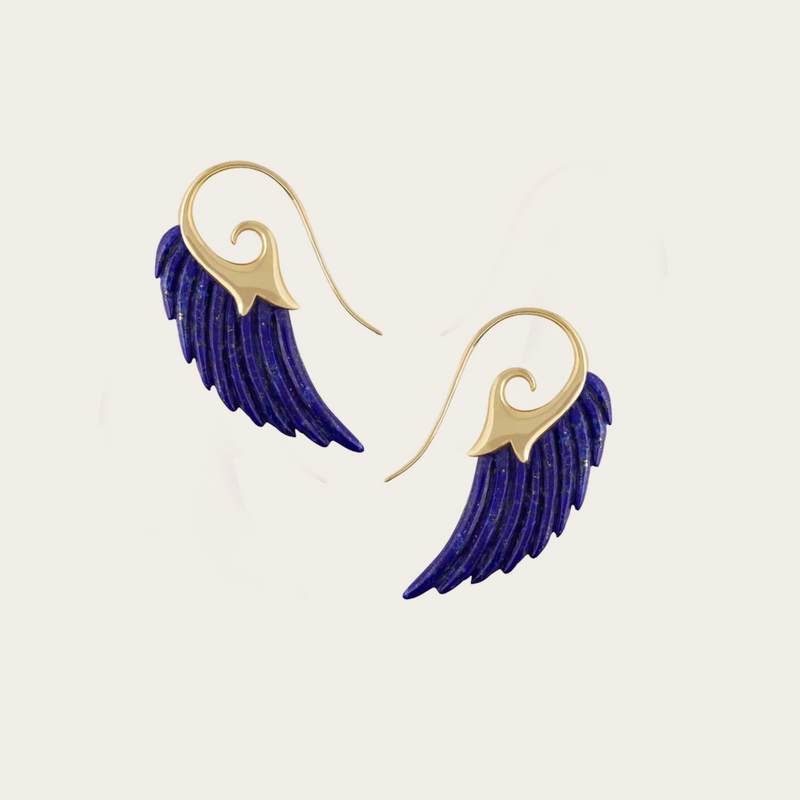 Noor Fares Fly Me To the Moon "Wing" Earrings