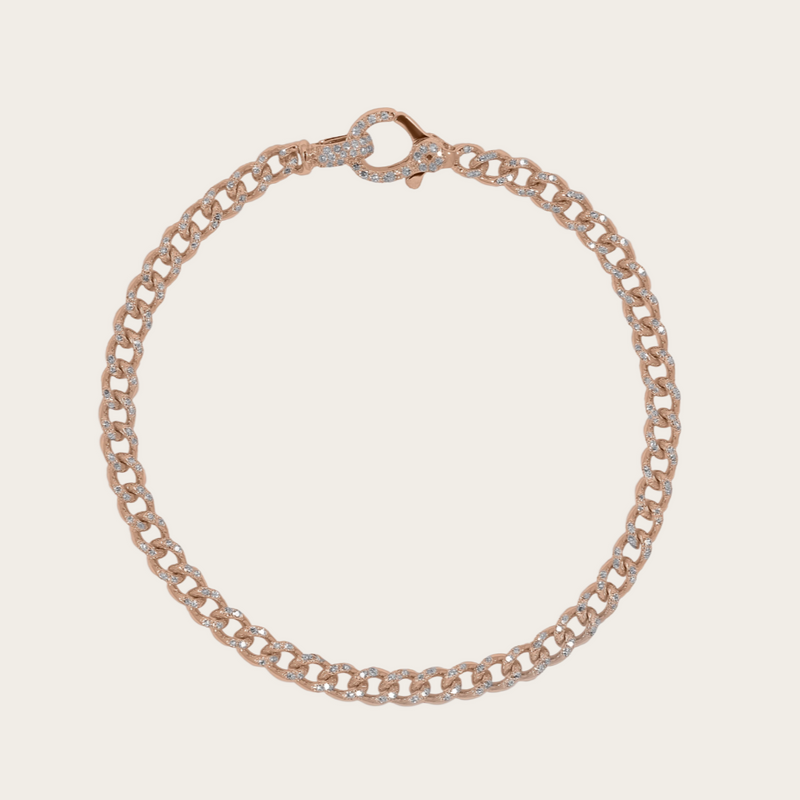 Shay Baby Pave Diamond Link Bracelet