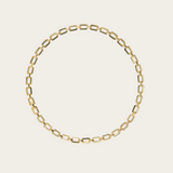 Shay Solid Geo Flat Link Necklace