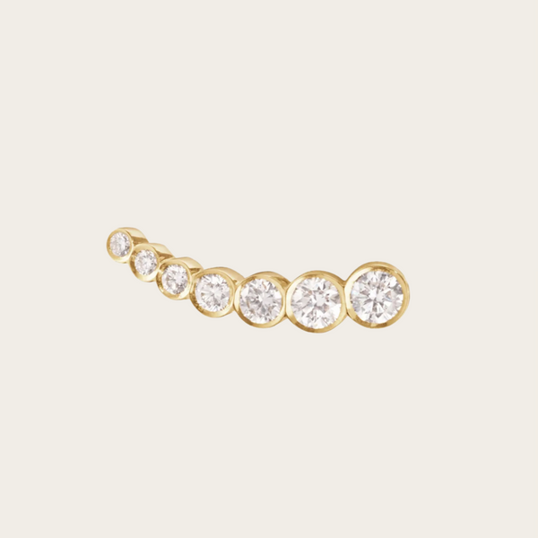Sophie Bille Brahe  Petit Croissant de Lune Earring Single