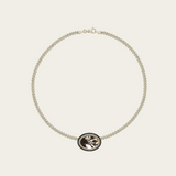 Venyx Noir Branches Choker with Agate