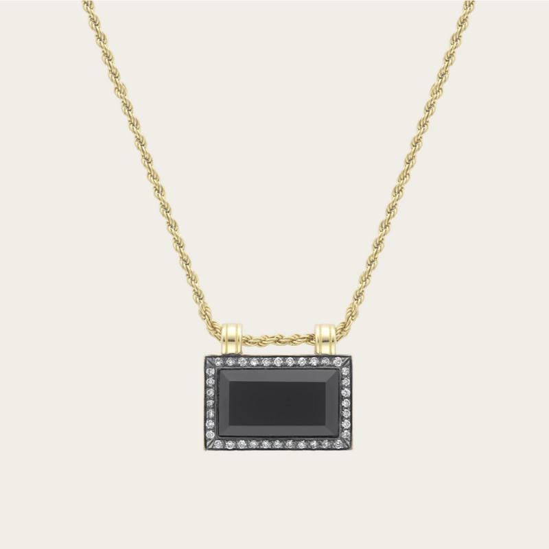 Venyx Noir Tablet 2 Necklace with Black Onyx