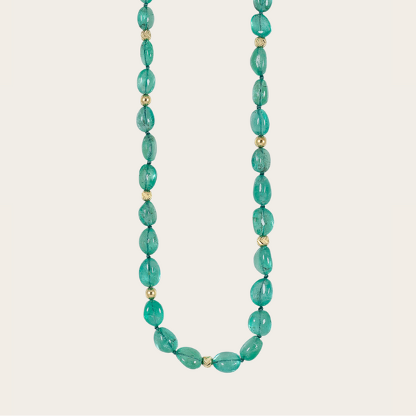 Venyx Muzo Emerald Beaded Necklace
