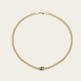 Venyx Muzo Emerald Cut Emerald Necklace