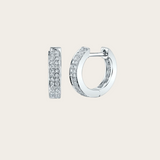 Anita Ko Double-Row Diamond Huggies