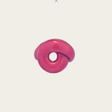 Bea Bongiasca Glossy Flamingo Pink Enamel Tarallo Ring
