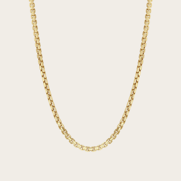 Zoe Chicco Medium Box Chain Necklace