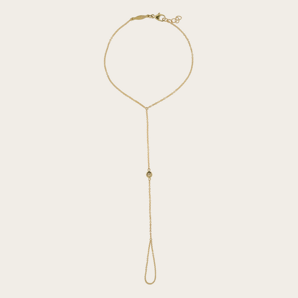 Jacquie Aiche 1 Diamond Finger Bracelet