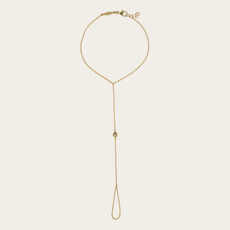 Jacquie Aiche 1 Diamond Finger Bracelet