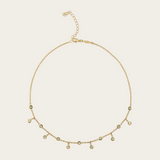 Jacquie Aiche Half Diamond Shaker Necklace
