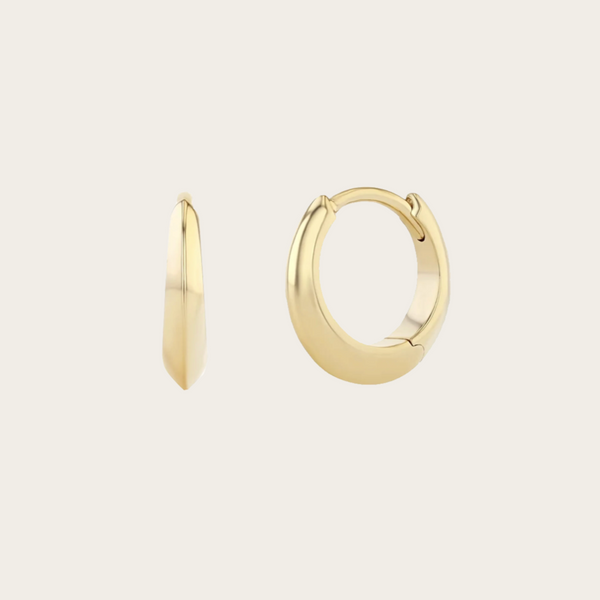 Lizzie Mandler Small Thin Crescent Huggie SINGLE