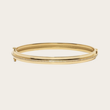 Azlee 3 Tier Staircase Center Pave Bangle