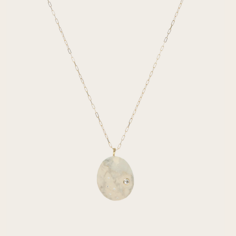 CVC Stones Daisy Necklace