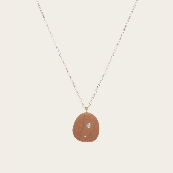 CVC Stones Orange Necklace