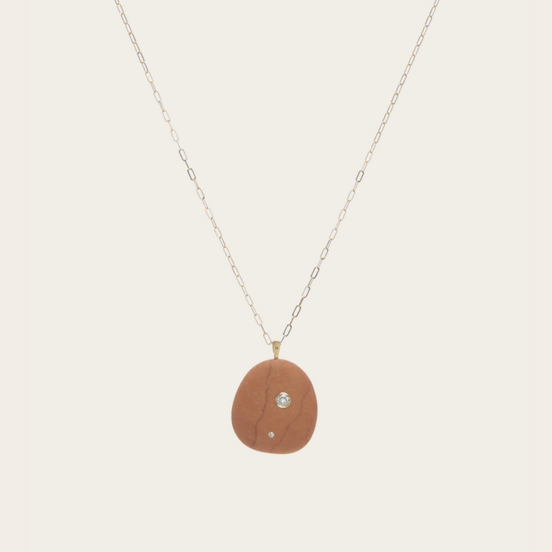 CVC Stones Orange Necklace