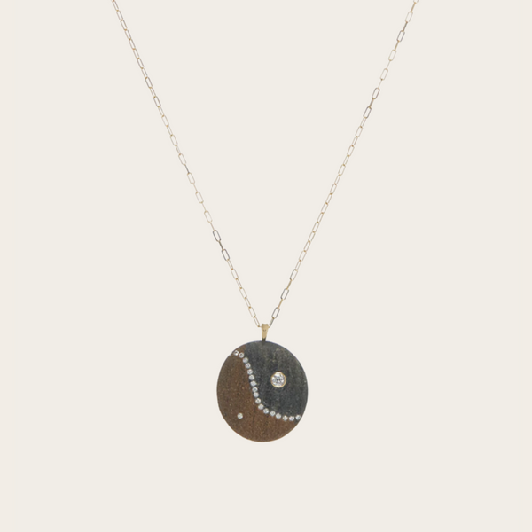CVC Stones Yin Yang Necklace