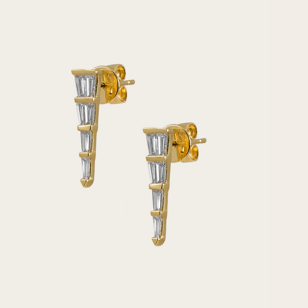 Anita Ko Small Baguette Dagger Studs