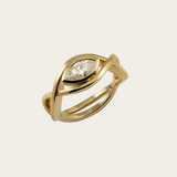 Shay Diamond Marquise Vine Pinky Ring
