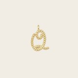 Ascher Small Knotical Letter Pendant