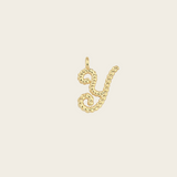 Ascher Small Knotical Letter Pendant