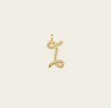 Ascher Small Knotical Letter Pendant