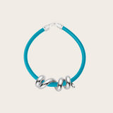 Bea Bongiasca Maxi Vine Blue Capri Leather Cord Necklace