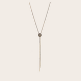 Joanna Dahdah YG Small Brown Diamond Cravate Necklace 0.25ct 18k
