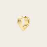 Lizzie Mandler Medium Heart Shaped Huggies
