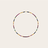 Jia Jia YG Arizona Jumbo Dark Rainbow Sapphire Gold Bead Necklace (Demi-fine 14k)