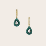 Joanna Dahdah Merveilles Malachite Drop Earrings