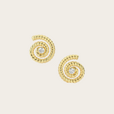 Ascher Small Hypnosis Swirl Earrings
