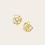 Ascher Small Hypnosis Swirl Earrings