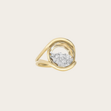 Moritz Glik Cascavel Circle Kaleidoscope Shaker Diamonds Ring