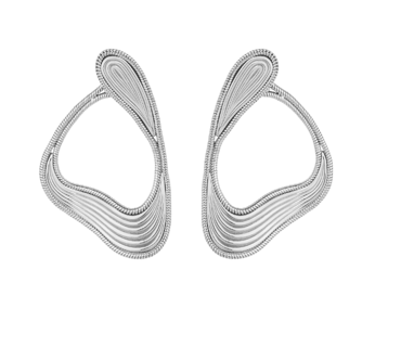 Fernando Jorge Stream Lines Loop Earrings