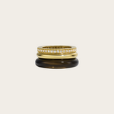 By Pariah Classic Pinky Stack of 3 Rings